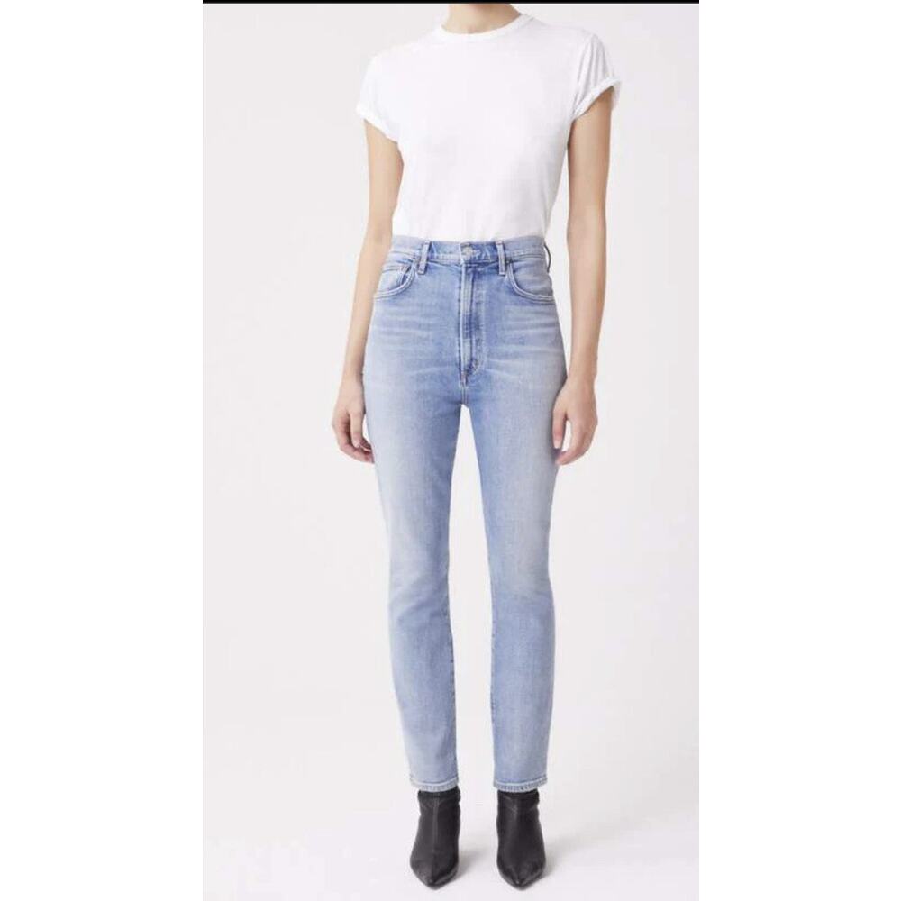 Agolde Pinch Waist Skinny Size 27 Debut‎ Light Wash
